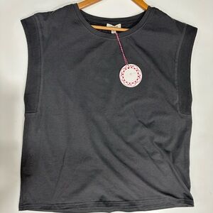 Umgee Women's Charcoal Sleeveless Top